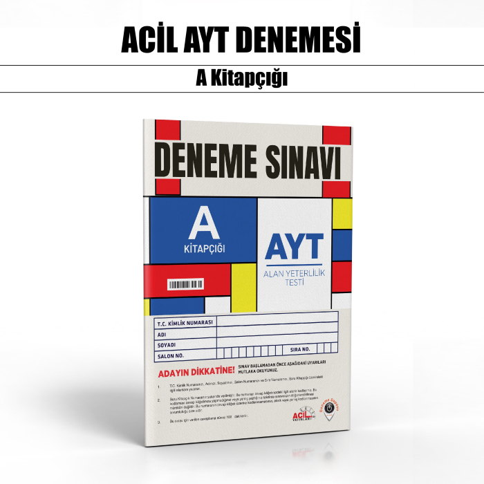 ACİL YAYIN YKS AYT SNV 1-A - 2024-25